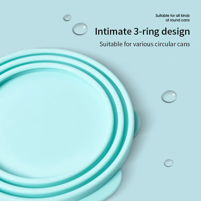 Portable Silicone Cat Food Lid
