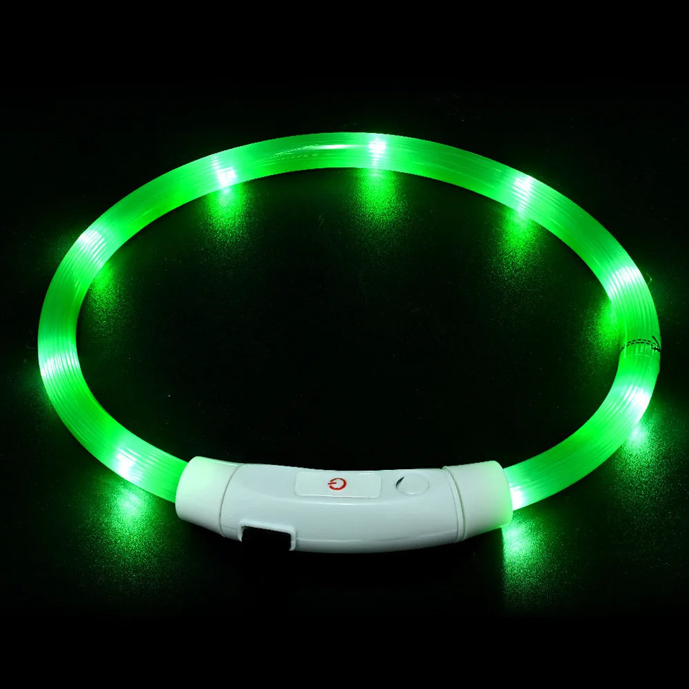 طوق ضوء LED للكلاب