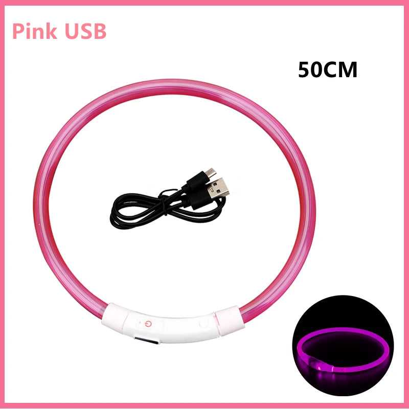 USB Rechargeable LED Collar