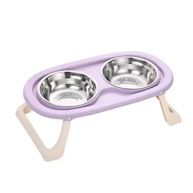 Foldable Cat Feeder Bowl