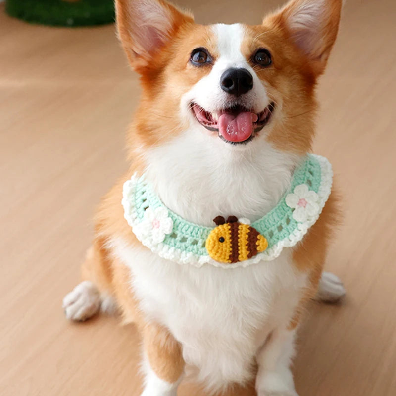 Handmade Dog Scarf Collar