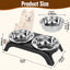 Elevated Cat Bowl Set