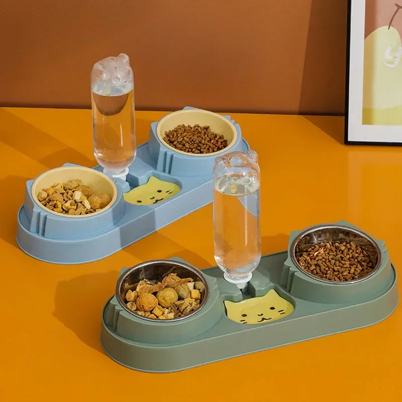 Tilted Pet Feeder Bowl