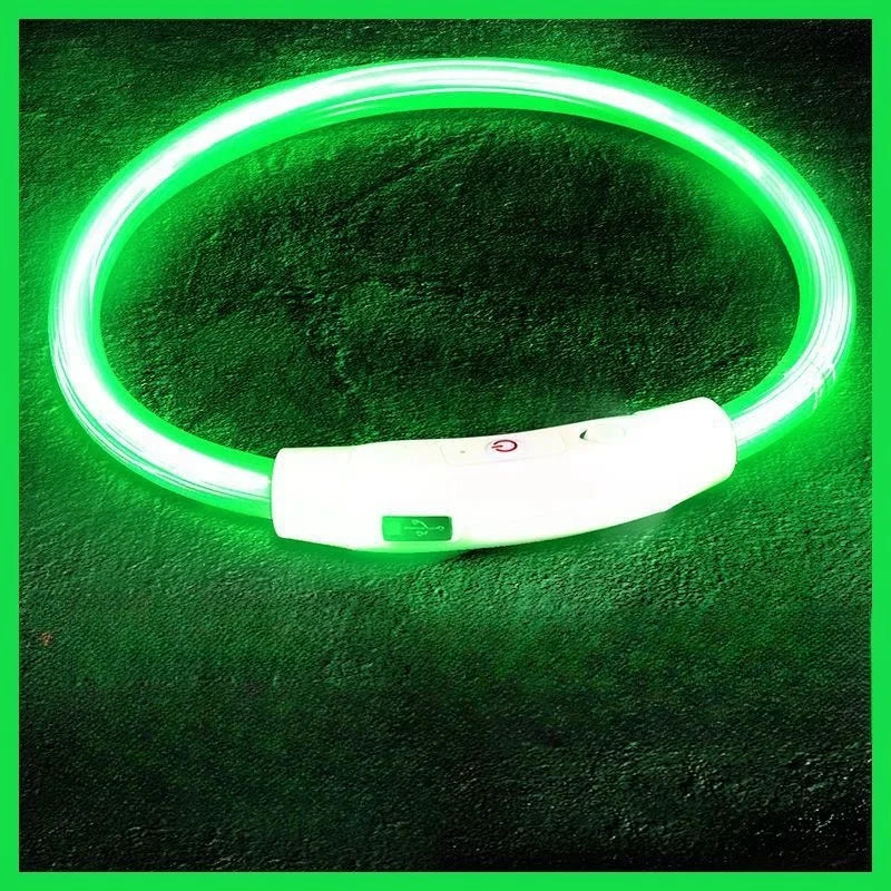 طوق ضوء LED للكلاب