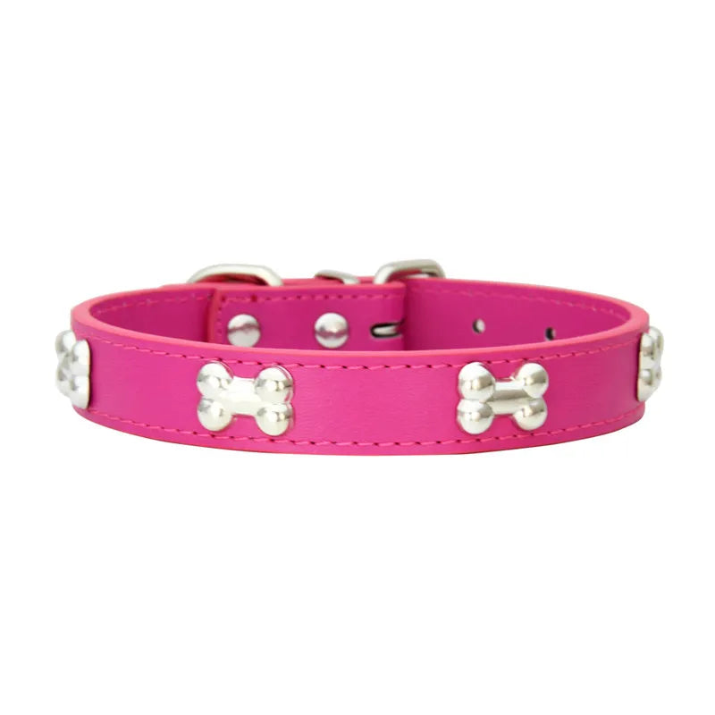 Dog Collar with Bone