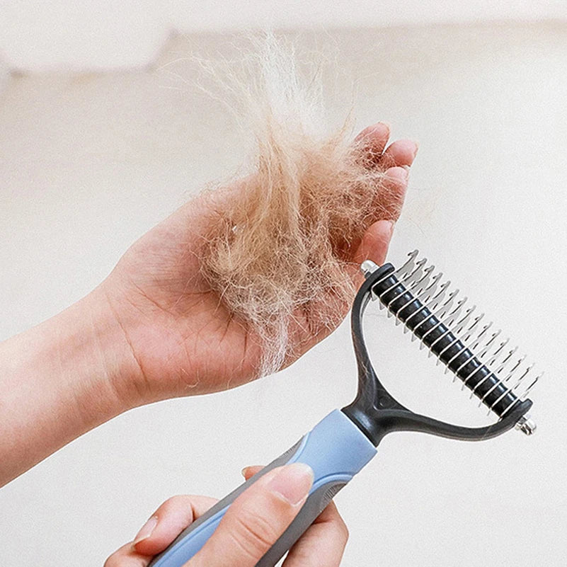 Pet Grooming Rake Comb