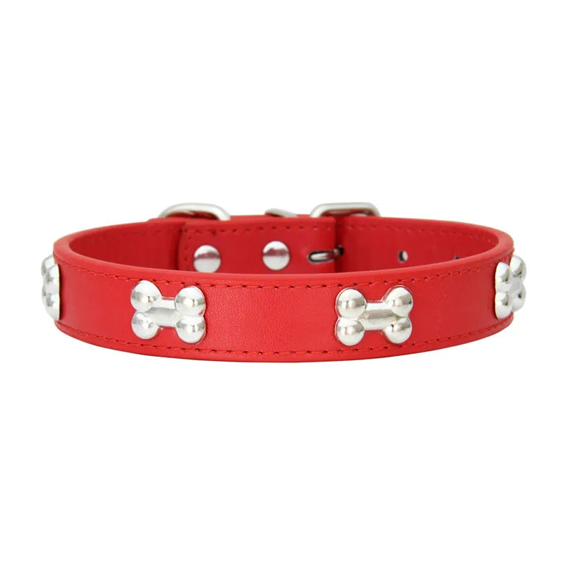 Dog Collar with Bone