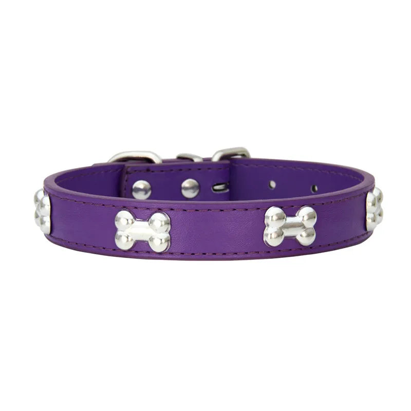 Dog Collar with Bone
