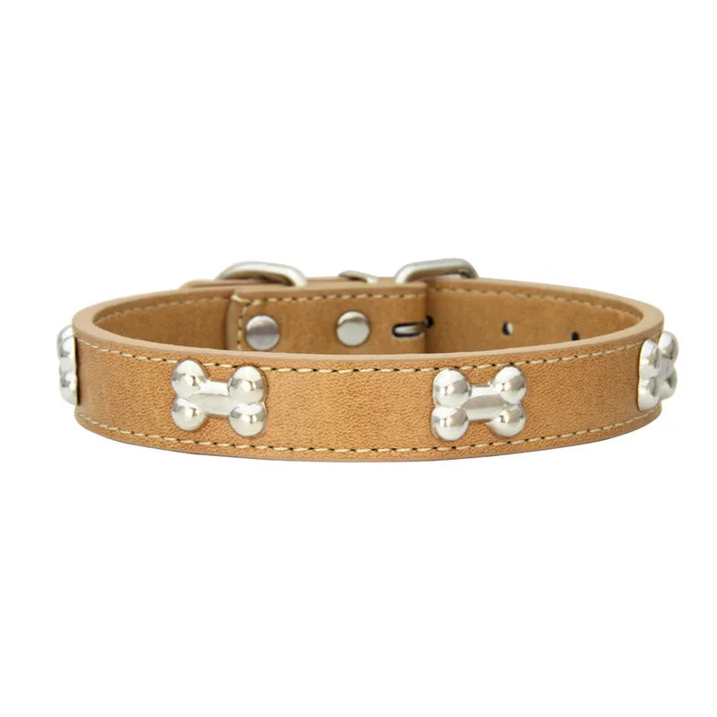 Dog Collar with Bone