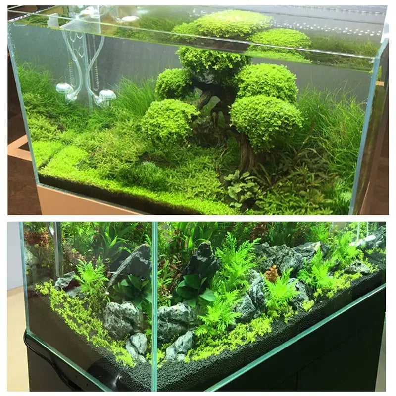Black Aquarium Sand Decor
