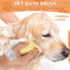 Dog Bathing & Massage Brush with Shampoo Dispenser