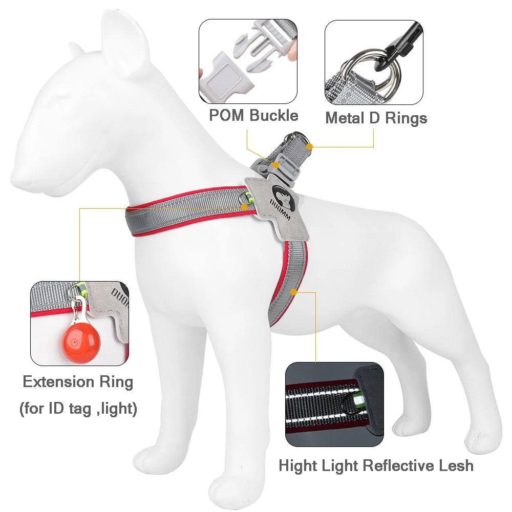 Reflective Nylon Dog Harness