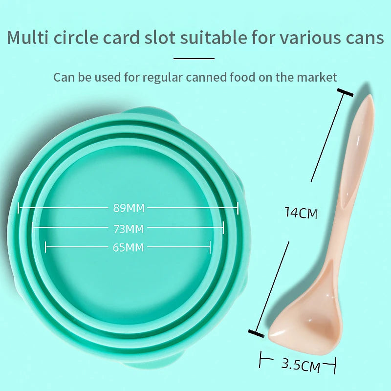 Portable Silicone Cat Food Lid