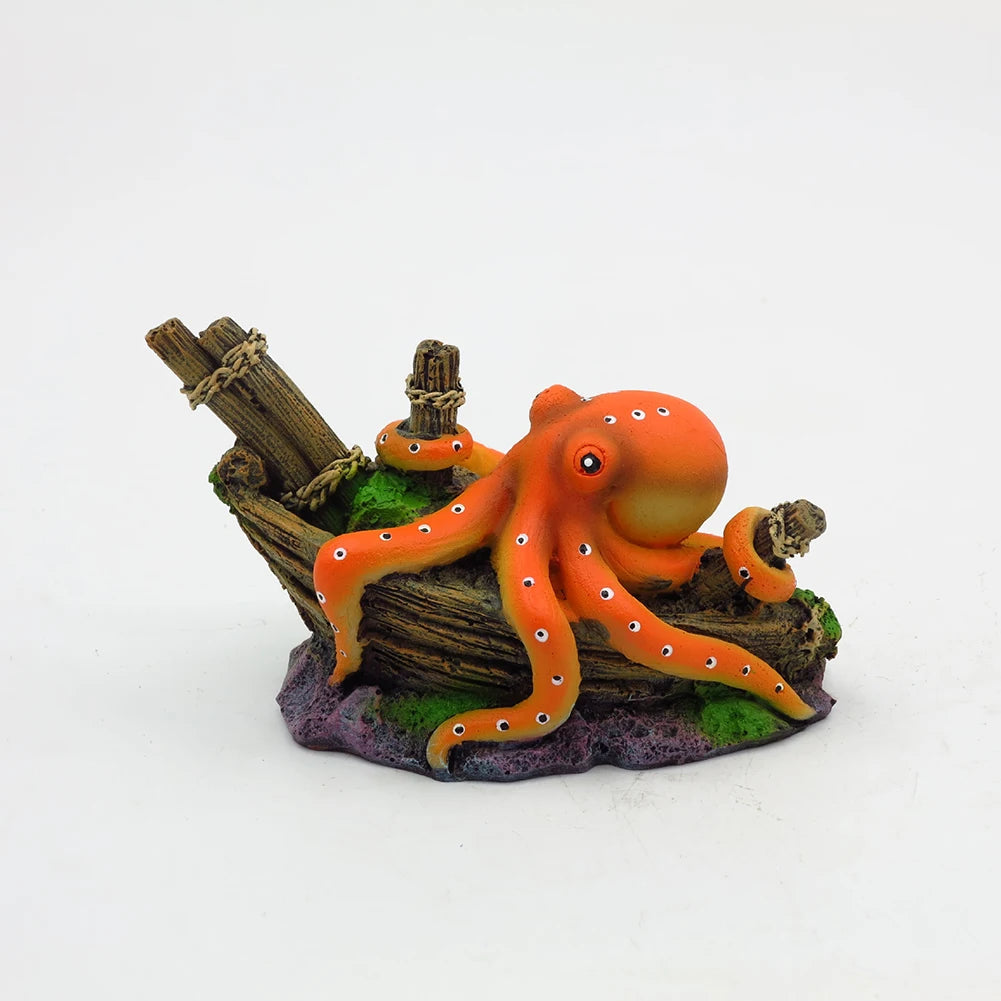 Artificial Octopus Tank Decor