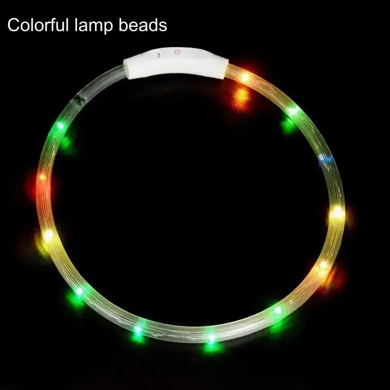 طوق ضوء LED للكلاب
