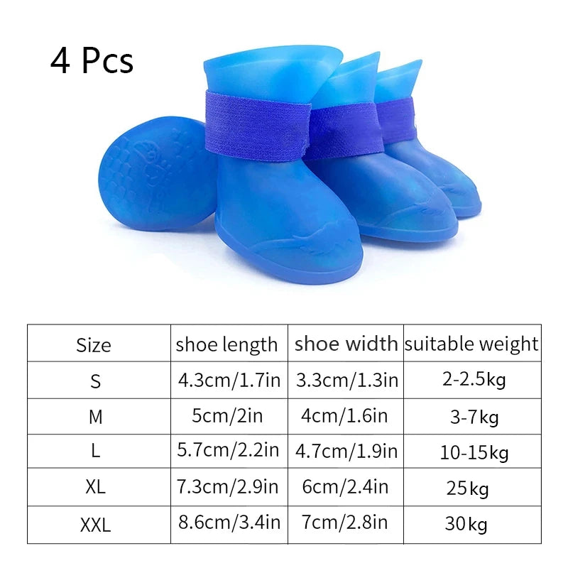 Waterproof Pet Rain Shoes