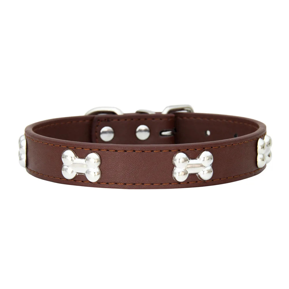 Dog Collar with Bone