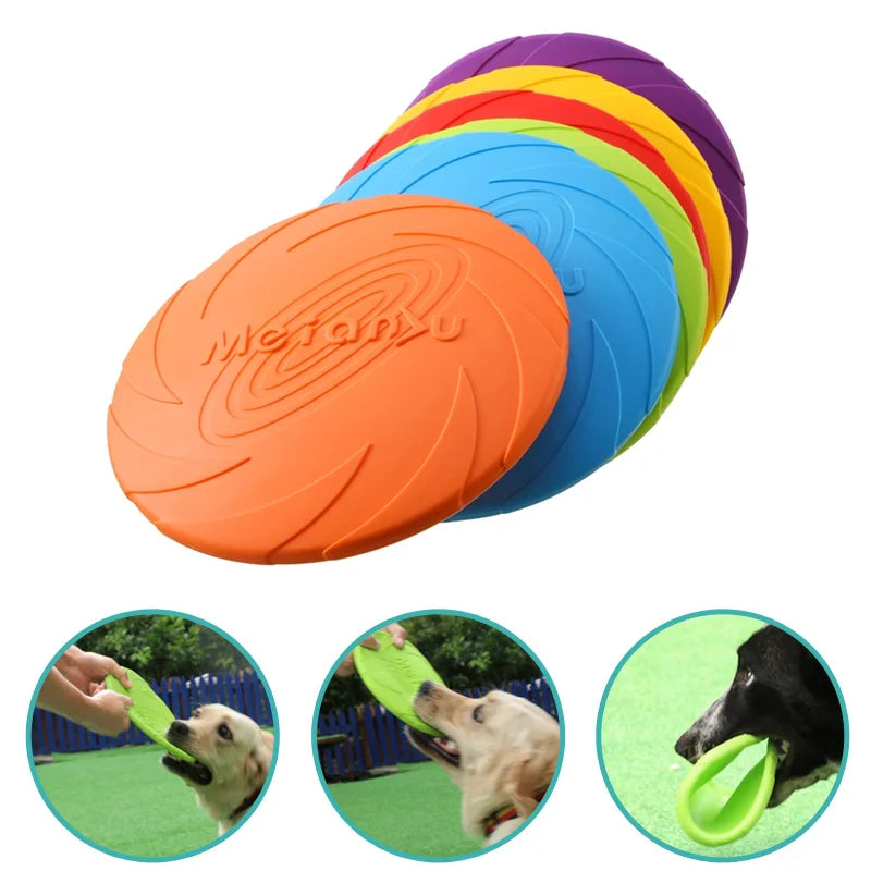 Durable Silicone Flying Dog Disc