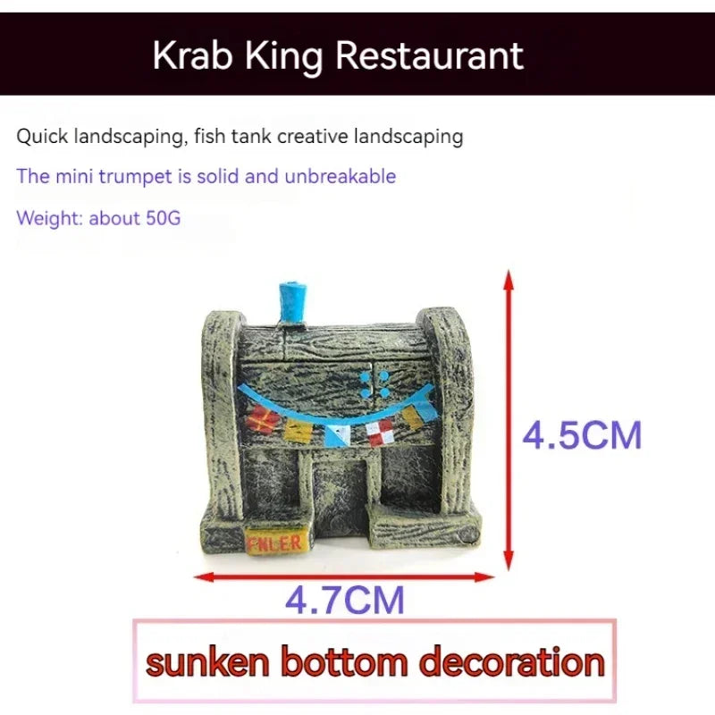 Fish House Aquarium Decor