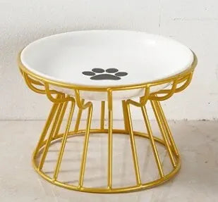 Pet Ceramic Bowl with Rack