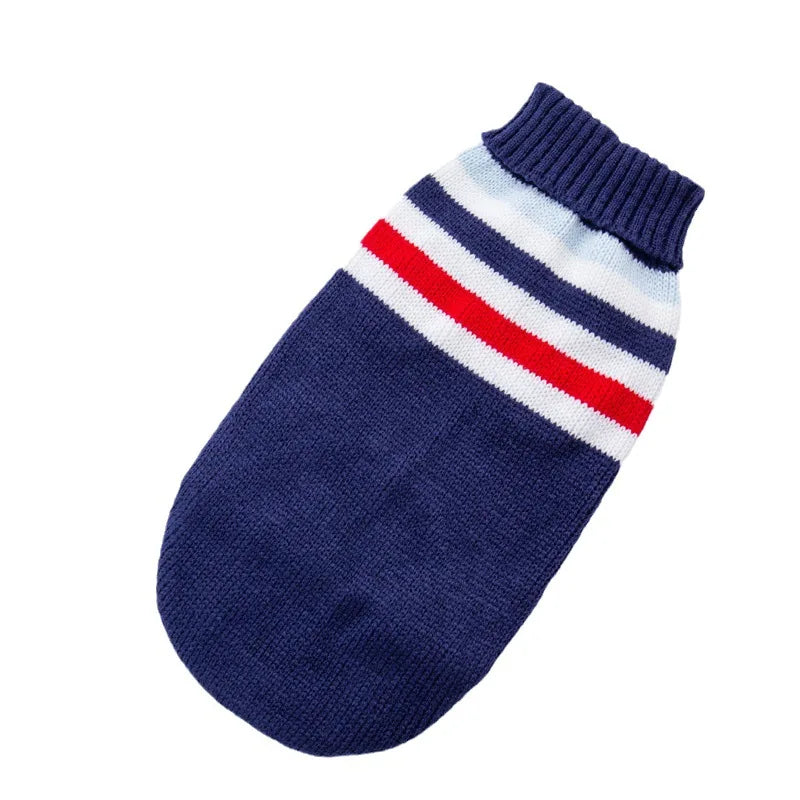 Winter Stripes Dog Sweater
