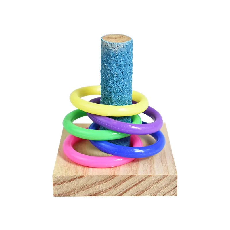 Bird Training Toys Wooden Set