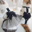 Regal Bow Lace Dog Dress