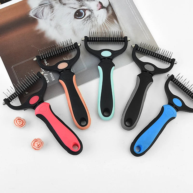 Pet Grooming Rake Comb